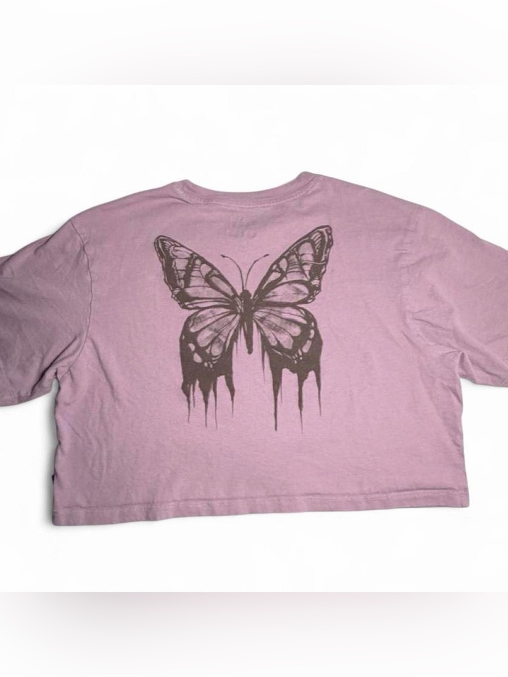 Vans Lavender Crewneck Tee with Script Accent